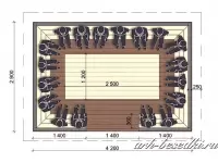 Садовая беседка "Москва"