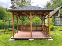 Садовая БЕСЕДКА "ЕВРОПЕЙСКАЯ" 3Х3 - фото 4