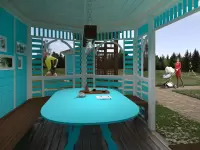 Деревянная беседка \"Бирюза-2\"