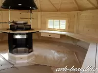 Гриль домик "Финский" Premium площадь 17 м 2