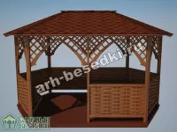 Садовая беседка "Коломенская"