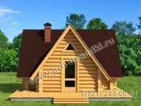 Баня из бревна, ручная рубка