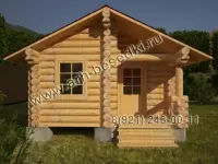Баня рубленная 5х6