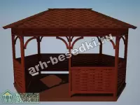 Садовая беседка "Пражская"