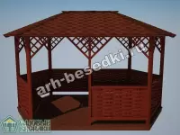 Садовая беседка "Бабушкинская"
