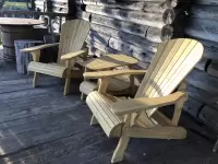 стулья и стол Адирондак