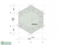 Проект шестигранной беседки