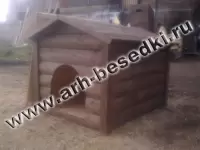 Будка для собаки (Блок-хаус)
