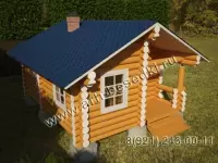 Баня рубленная 5х6