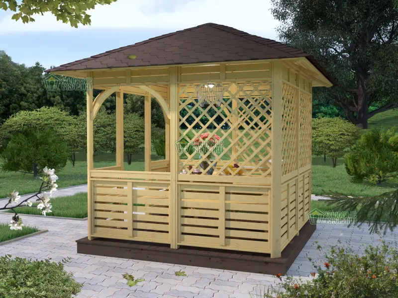 Беседка для дачи фото 4