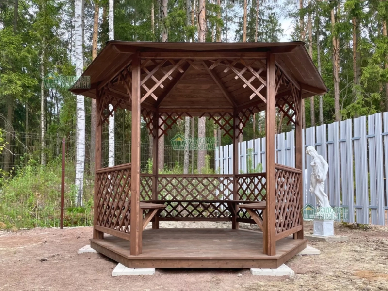 Беседка Русская со сборкой фото 1