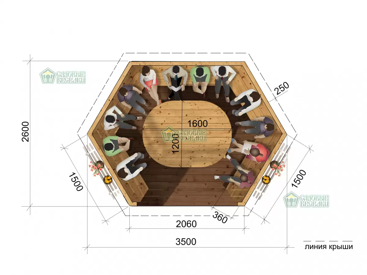 Беседка &amp;quot;Пальмира&amp;quot; по акции &amp;quot;Все включено!&amp;quot; №8