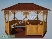 Садовая беседка "Новогиреево"