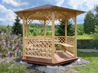 Беседка для дачи "Сетка" - фото 5