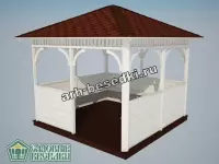 Садовая беседка "Мильтония"