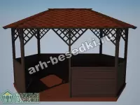 Садовая беседка "Волжская"