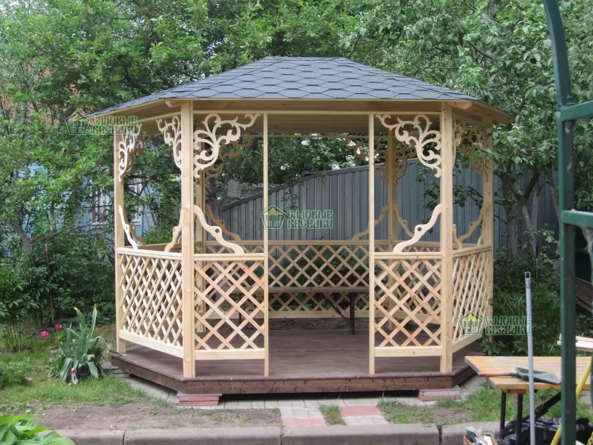 Садовая беседка \"Амсония\"