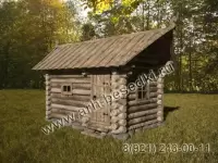 Баня рубленная