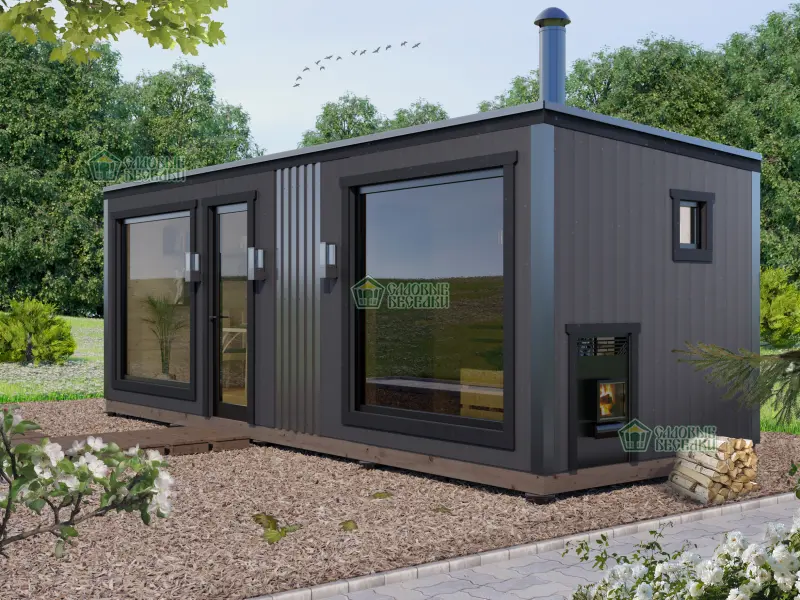 Баня с увеличенной комнатой отдыха фото 3