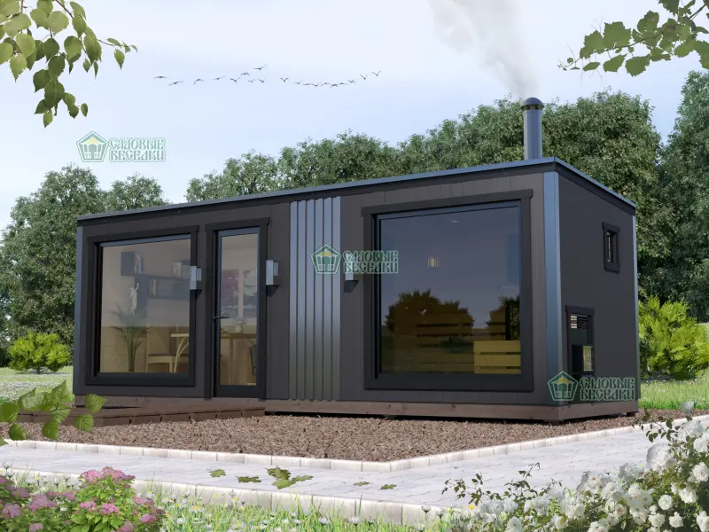 Баня с увеличенной комнатой отдыха фото 4