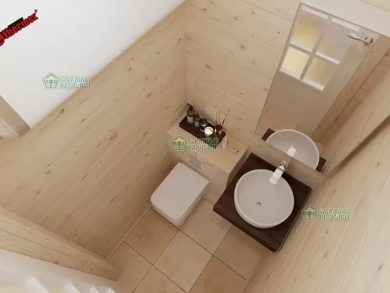 Баня с панорамными окнами ”Black Onyx” фото интерьер 7