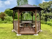 Беседка деревянная эдем №1