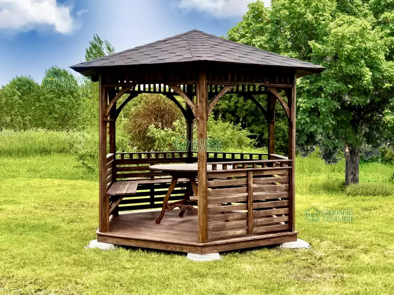 Беседка деревянная эдем №3