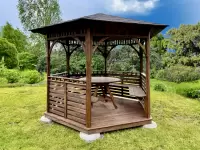 Беседка деревянная эдем №4
