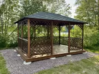 Беседка Кентукки XL в размере 3х4,5 открытого типа по акции Все включено со сборкой №10