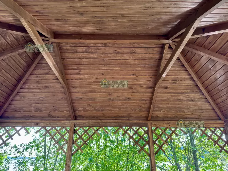 Беседка Кентукки XL в размере 3х4,5 открытого типа по акции Все включено со сборкой №13