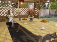 Беседка Колорадо 3х4,5 открытого типа №5