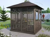 Беседка квадратная Марлен 2,5 х 2,5 №6