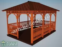 Садовая беседка "Златоуст"