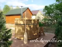 Купель из лиственницы с подогревом D=1600 мм