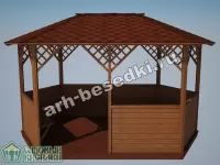 Садовая беседка "Волжская"