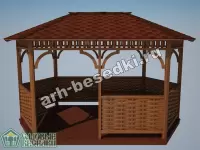 Садовая беседка "Павелецкая"