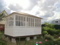 Павильон застекленный \"Белый\"