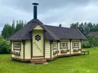 Гриль домик Premium Гранд 6 Комбинированный 17 м2 №1