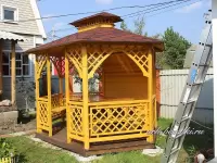 Садовая беседка из дерева "Оливия"