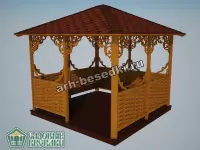 Садовая беседка "Рамбутан"