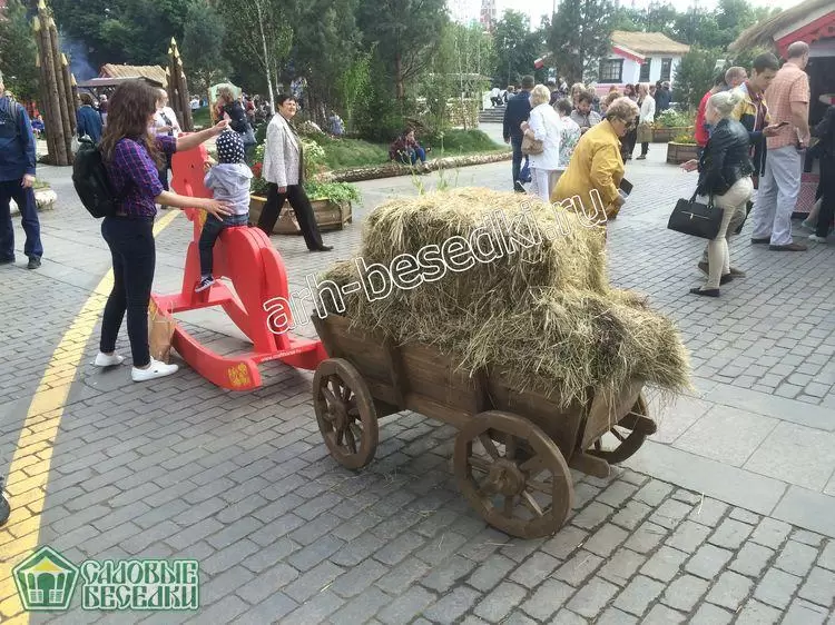 фото деревянной телеги