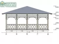 Веранда "Летняя" 6х9м