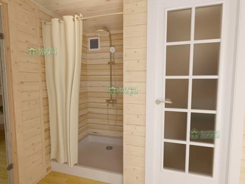 Готовая баня Скандинавия фото интерьера 6