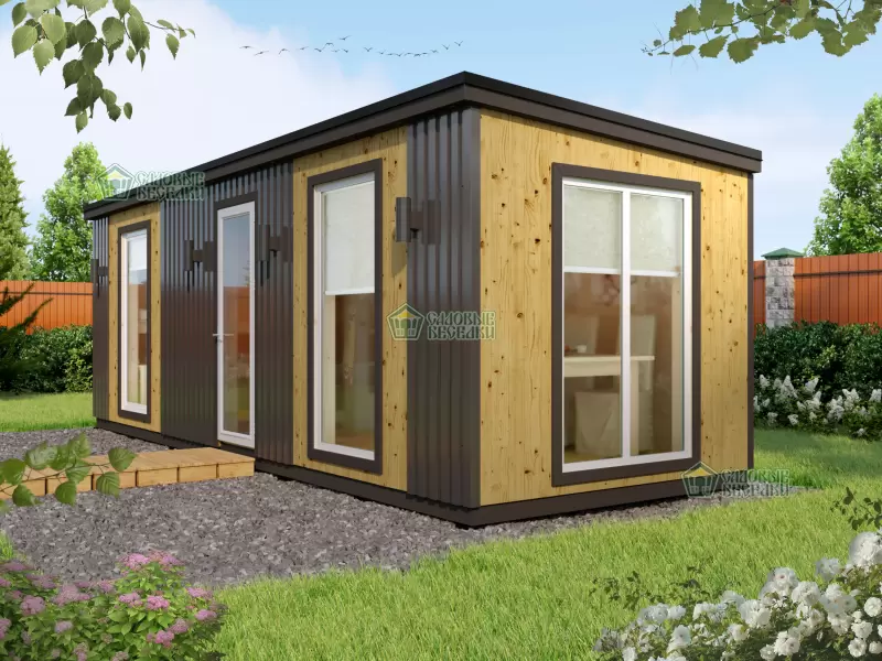 Готовая баня Скандинавия фото 3