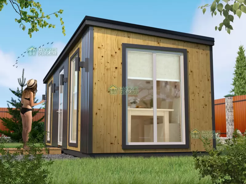 Готовая баня Скандинавия фото 4