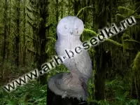 Скульптура деревянная "Сова"
