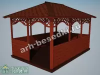 Беседка дачная "Холмогорская"