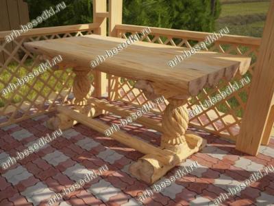 Комплект садовой мебели из дерева