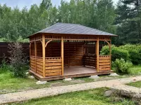 Беседка Сандра 3х4,5 открытого типа №1