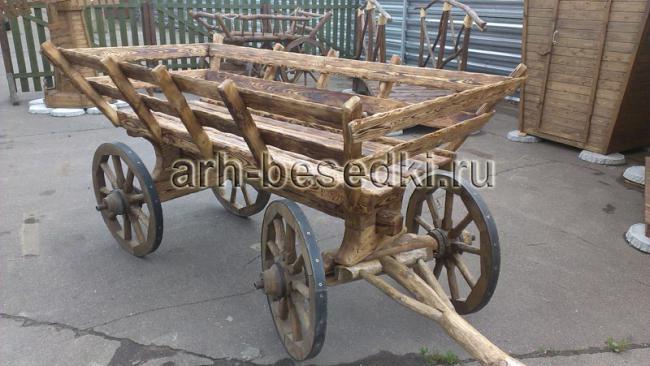 Купить Деревянные телеги в Москве